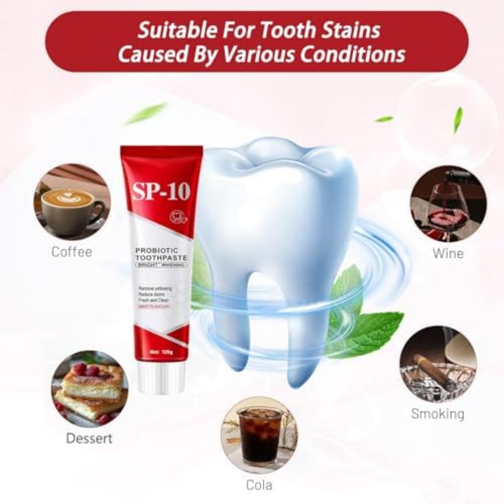 SP-10 Probiotic Whitening Toothpaste, 4.23oz