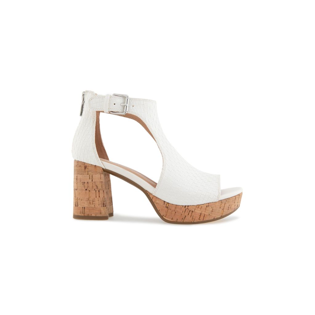 Kenneth Cole Reaction Women's Randee Woven Sandals - Ecru, Size 9.5
