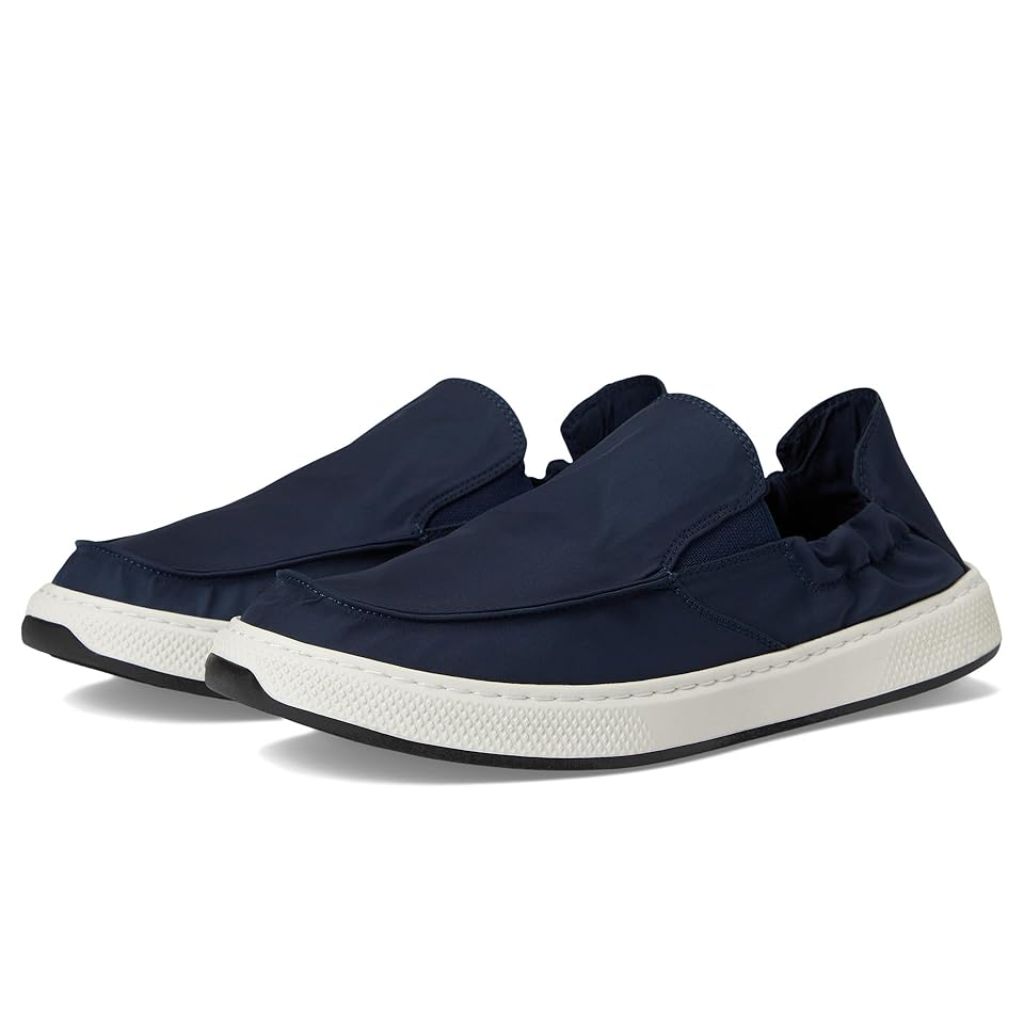 Steve Madden Men's Nellis Slip-On Boat Shoes - Navy, Size 9