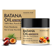 Majestic Pure Batana Oil for Hair Growth - 100% Pure Natural Organic 3.5oz Batana Oil for Thick and Strong Natural Hair