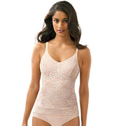 Bali womens Lace 'N Smooth Fajas Cami Df8l12 shapewear tops, Rosewood, Medium US