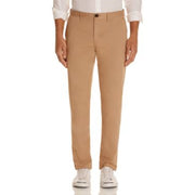 Michael Kors Garment Dyed Stretch Slim Fit Chino Pants (Khaki, 33W x 32L)