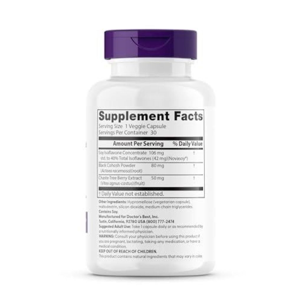 Doctor's Best Womens Menopause Support Vitamin - 30 Capsules