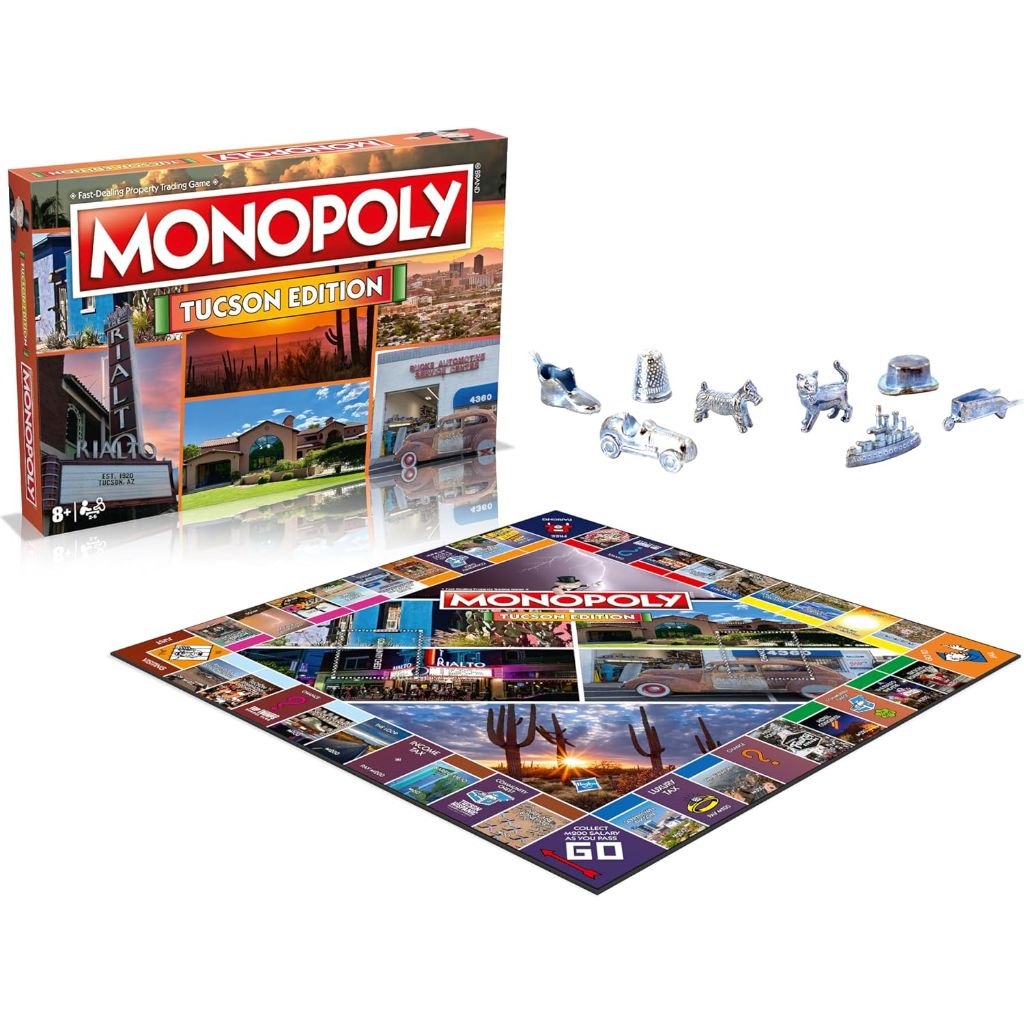Hasbro Monopoly Tucson Edition - Tucson, AZ-Themed Family Board Game