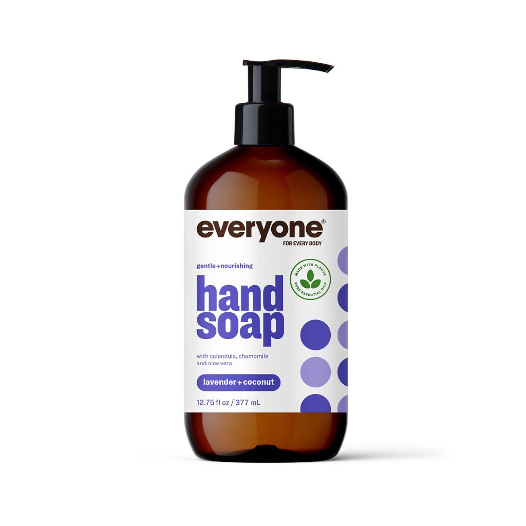 Everyone Liquid Hand Soap, 12.75 Ounce (Pack of 1), Lavender and Coconut, made with Essential Oils for kitchen and bathroom