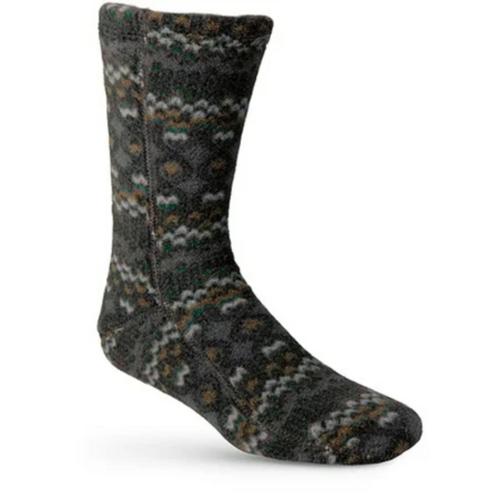 Acorn Versa Fit Socks Charcoal Cable Fleece S (7)