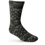 Acorn Versa Fit Socks Charcoal Cable Fleece S (7)