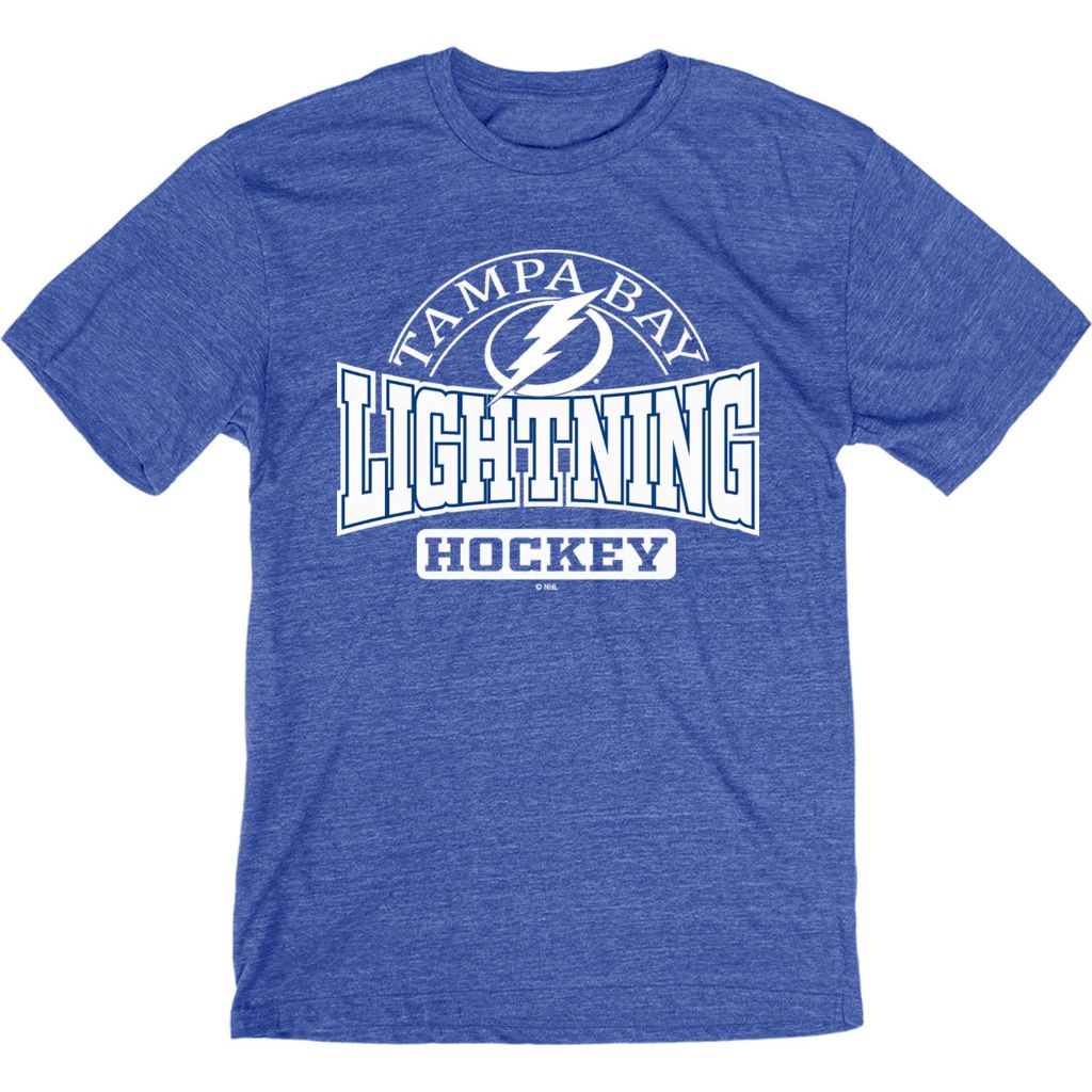 Tampa Bay Lightning NHL Officially Licensed Tri-Blend T-Shirt Beards, Small