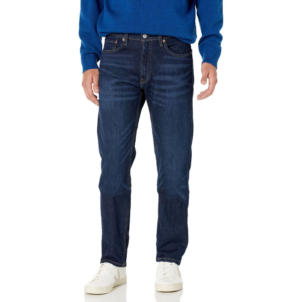 Levi's Men's 505 Regular Fit Jeans (Also Available in Big & Tall), Nail Loop Knot-Dark Indigo, 30W x 30L