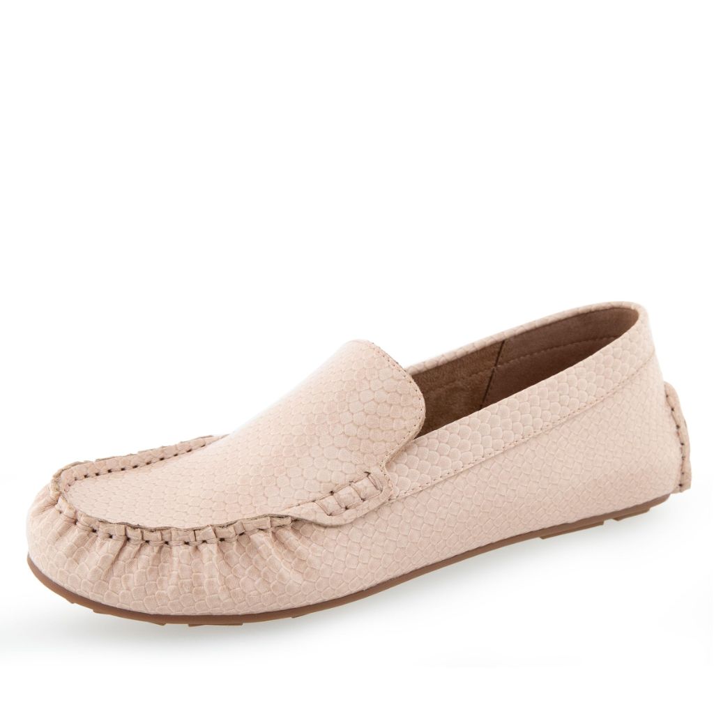 Aerosoles Women's COBY Loafer, Cipria Snake Patent PU, 7M