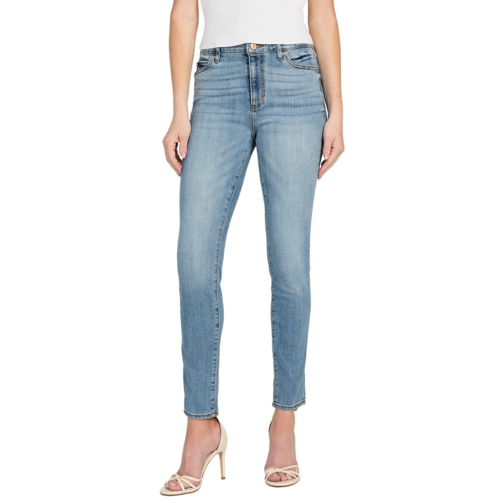 SZ 34, Guess Women's High Rise 1981 Skinny Jeans | Zircon Blue