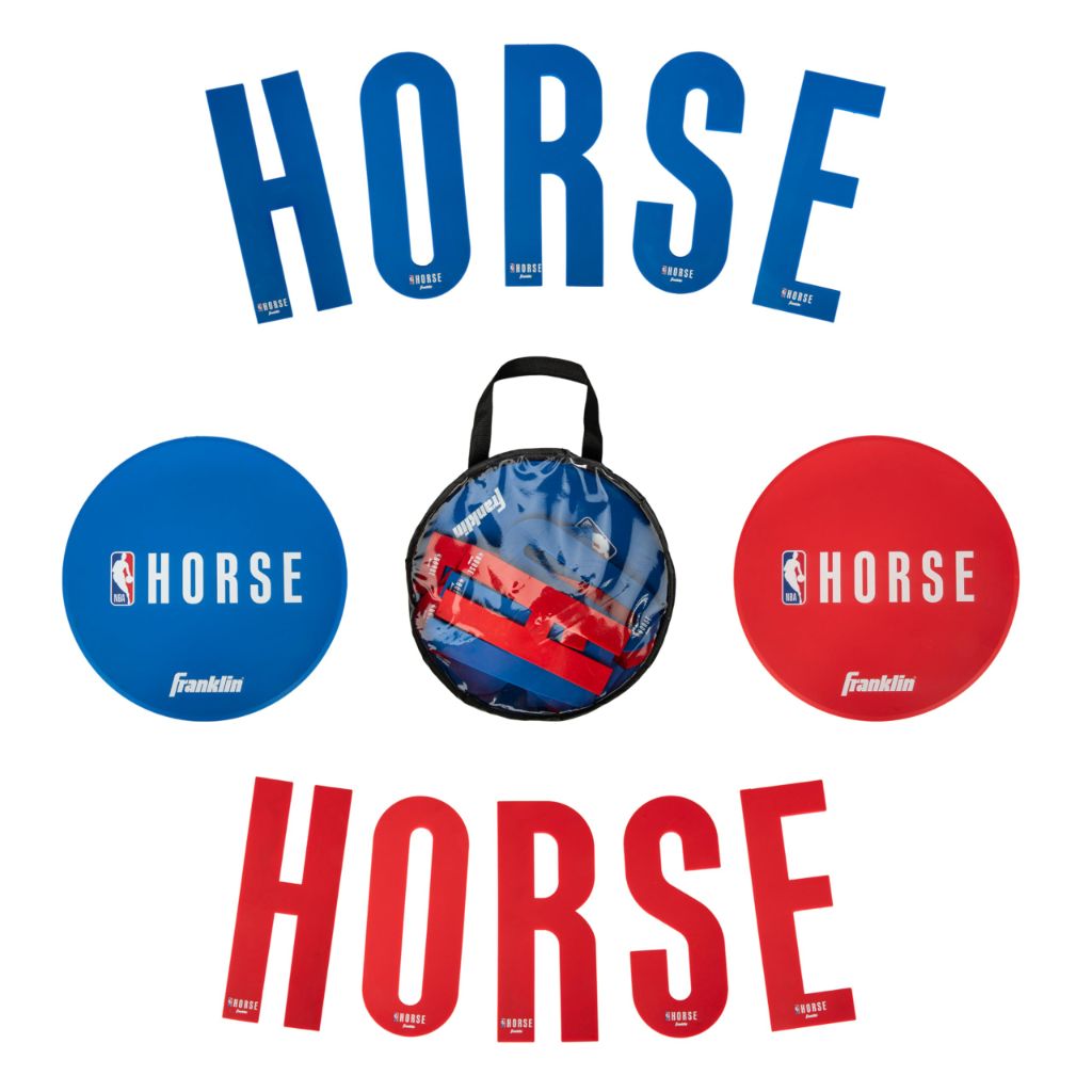 Franklin Sports NBA Kids Basketball Game Set - Horse - 2 Player Basketball Shooting Kit for Kids