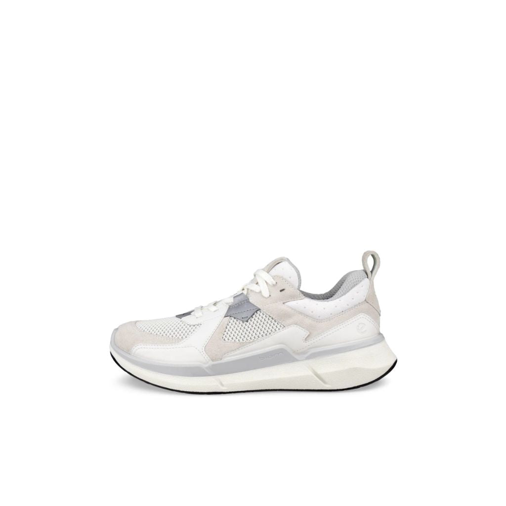 ECCO BIOM 2.2 - Women's Suede Trainer, White - size 11-11.5