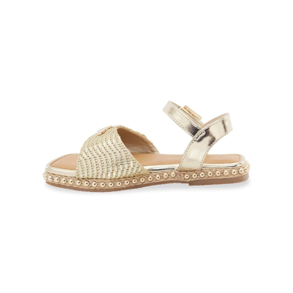 BCBG Girls ELSA Sandal, GOLD - Size 3