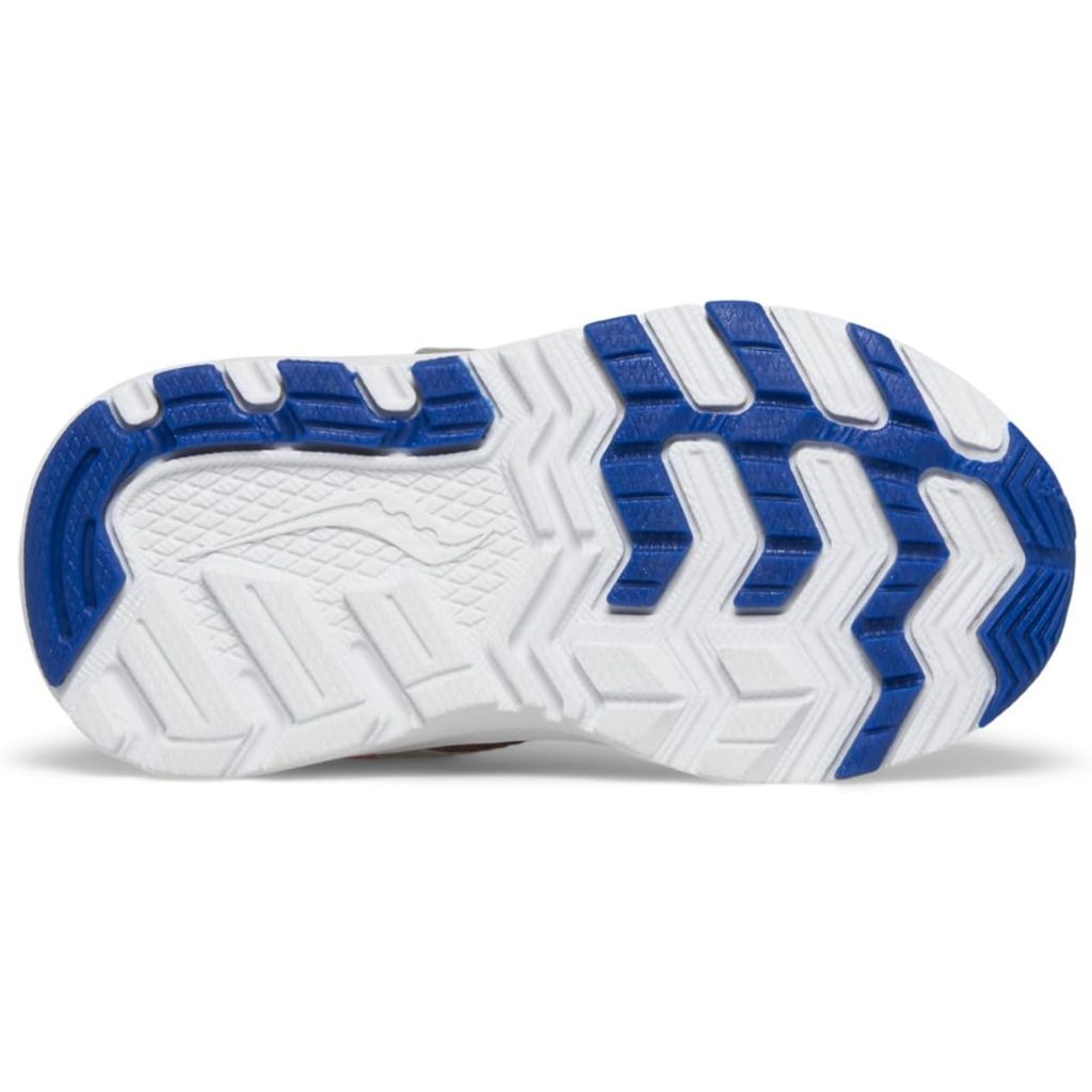 Saucony Toddler Ride Jr Sneakers - Gray/Red/Navy - Size 4.5W Toddler