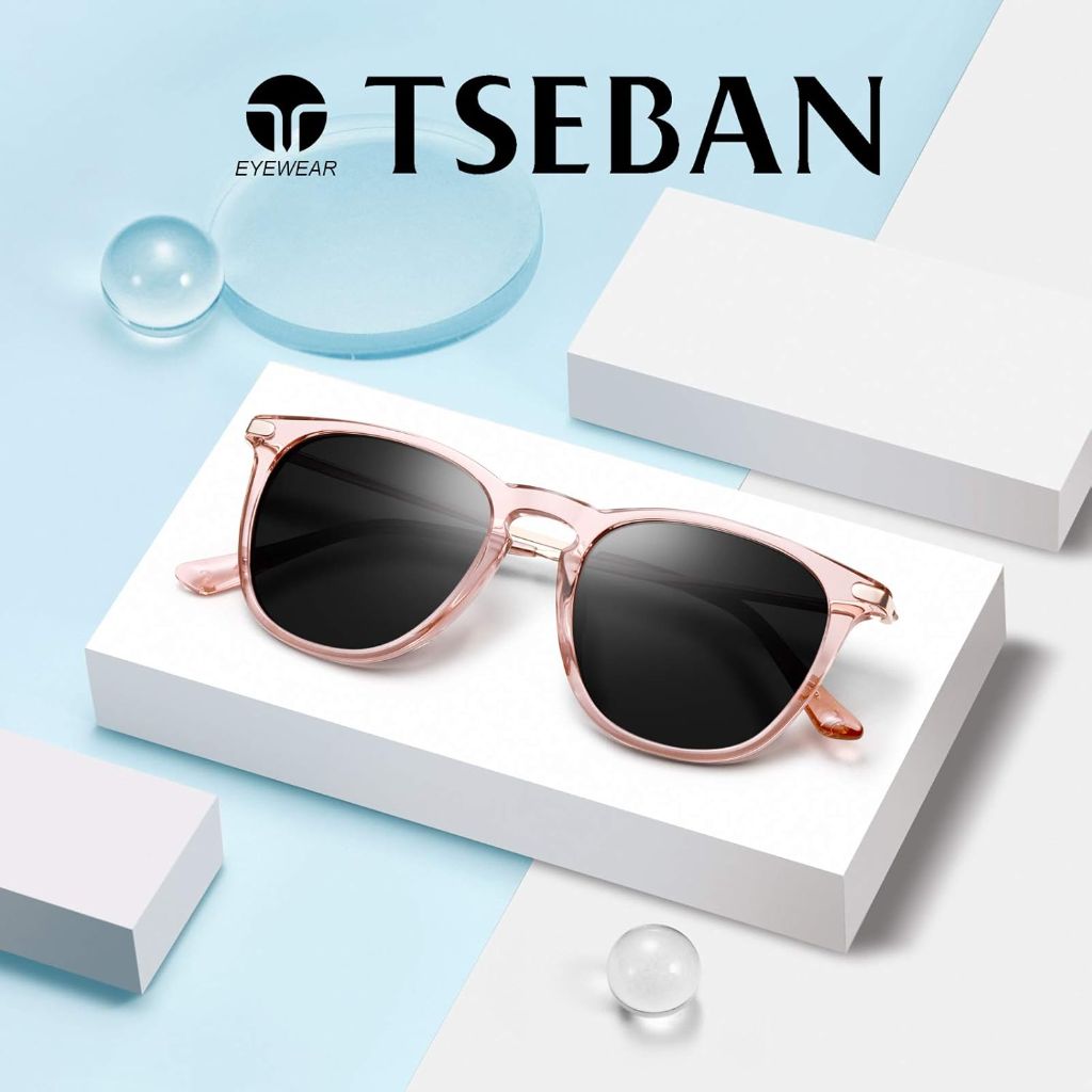 Trendy Polarized Sunglasses for Women 100% UV Protection, Outdoor Driving Sunnies Italy Acetate Frame Eyewears