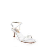 Badgley Mischka's Jolie Heeled Sandal, Soft White, 8.5