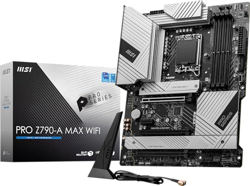 MSI PRO Z790-A MAX WiFi ProSeries Motherboard 12/13/14Gen Intel Processors, ATX