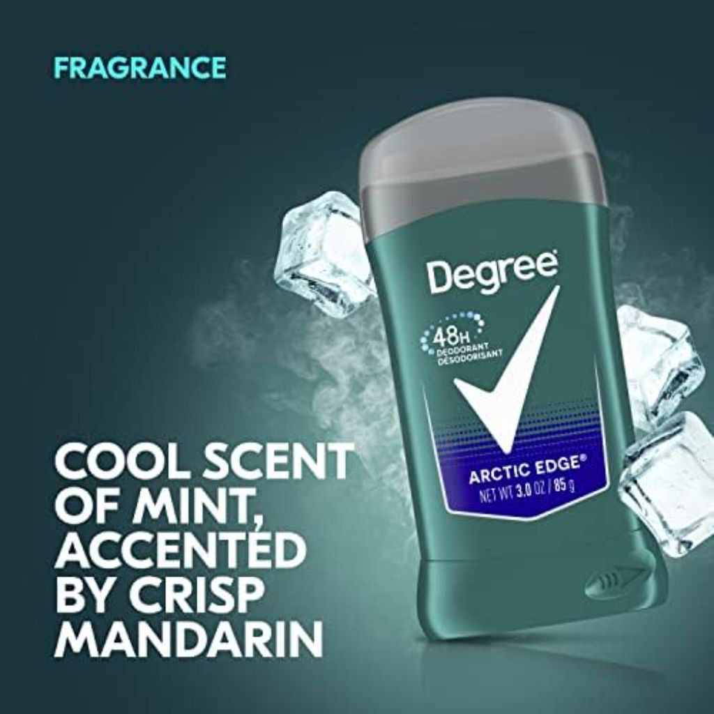 Degree Men Original Aluminum Free Deodorant for Men, Arctic Edge 3oz (Pack of 6)