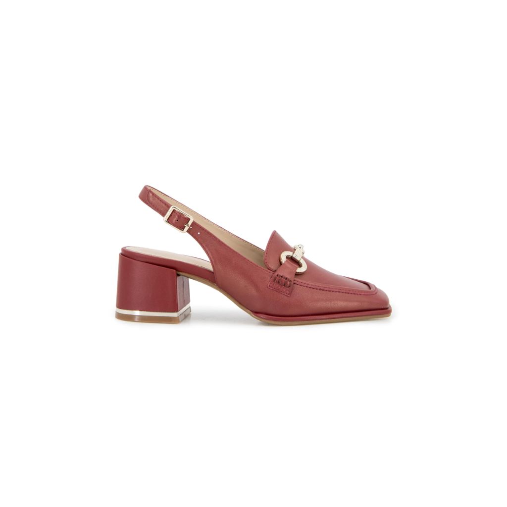 Kenneth Cole Women's Women's Fashion Heeled Sandal, Rio RED Leather - size 5.5