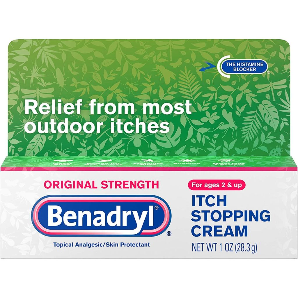 Benadryl Itch Stopping Cream Original Strength 1 oz