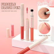 UIBEST - Freckle Blush Pen 2 N 1- RED #03
