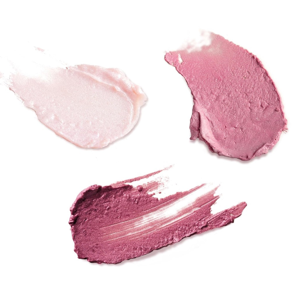 Burt's Bees Tinted Lip Balm Sticks, Lip Shimmer Pink Collection, 3 Tubes, 0.09 Oz