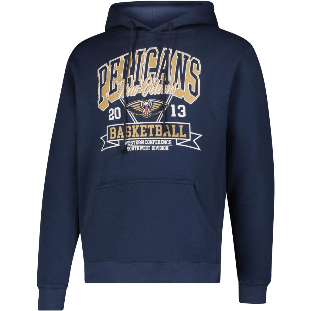 Ultra Game Men's NBA Official Super Soft Ace Hoodie Sweatshirt, New Orleans Pelicans, Team Color, Medium