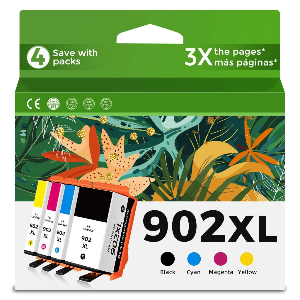 902XL Ink Cartridges Combo Pack for HP 902 XL Black