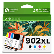 902XL Ink Cartridges Combo Pack for HP 902 XL Black