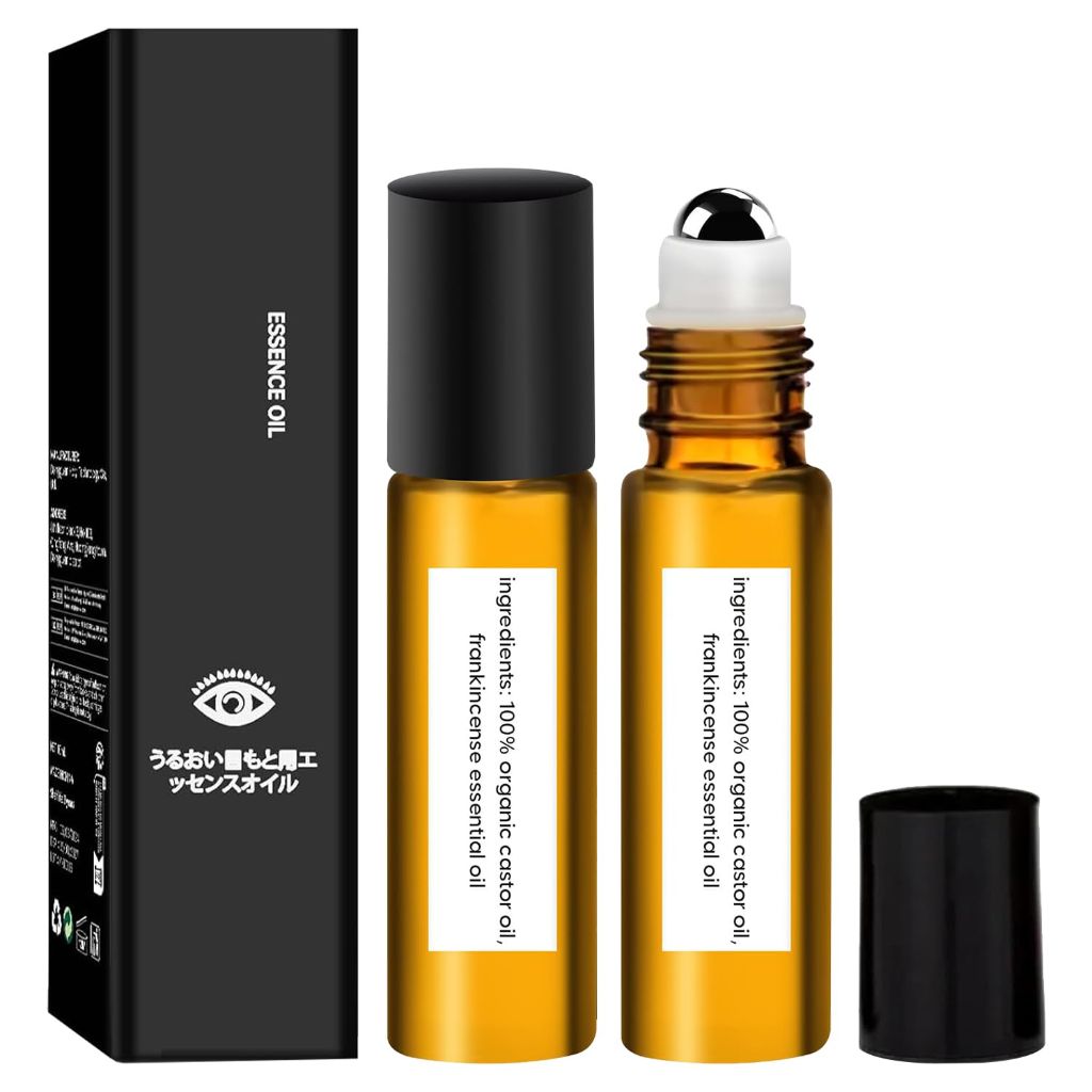 Eye Essence Oil Roller Ball Applicator, Castor Oil Frankincense Rollerball  (1 Pc)