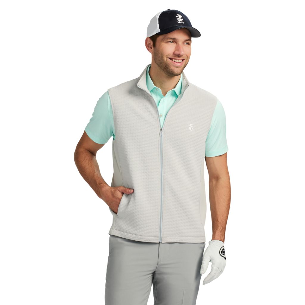 IZOD Men's Hydrashield Vest, Harbor Mist, SZ M