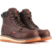 Sureway Men's Men 6 Inch Waterproof Soft Toe Work Boots - Brown, Size 10.5