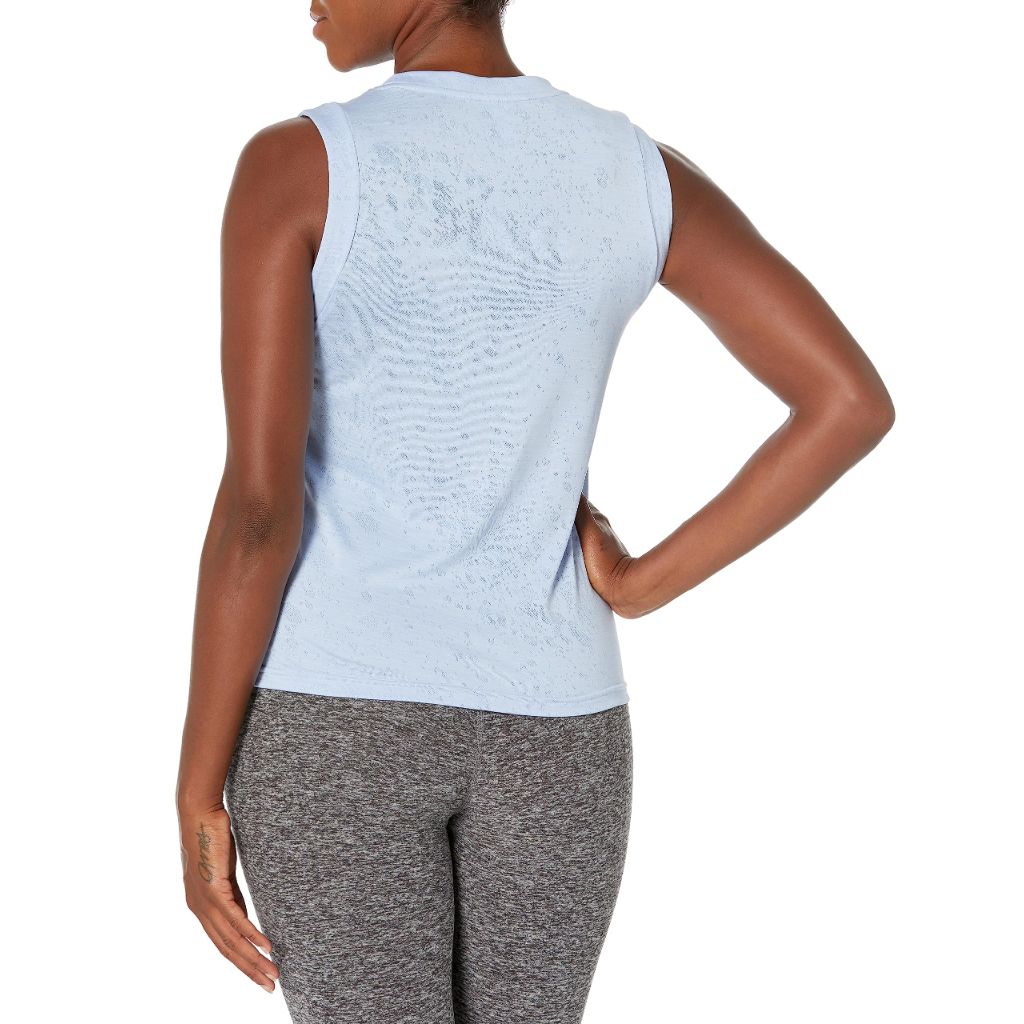 SZ L, Adidas Women's Standard Tennis Match Tank, Blue Dawn