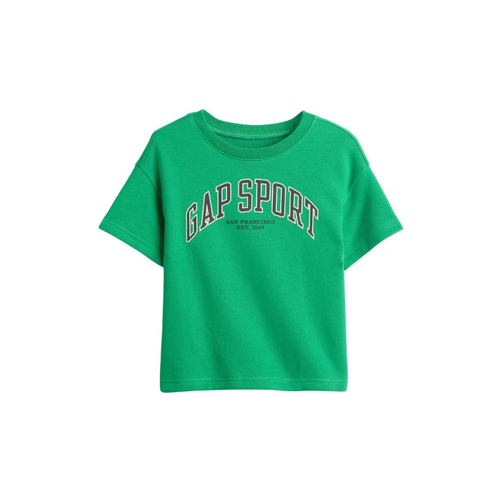 GAP Baby Boys Logo Crewneck Sweatshirt Gallant Green 3YRS