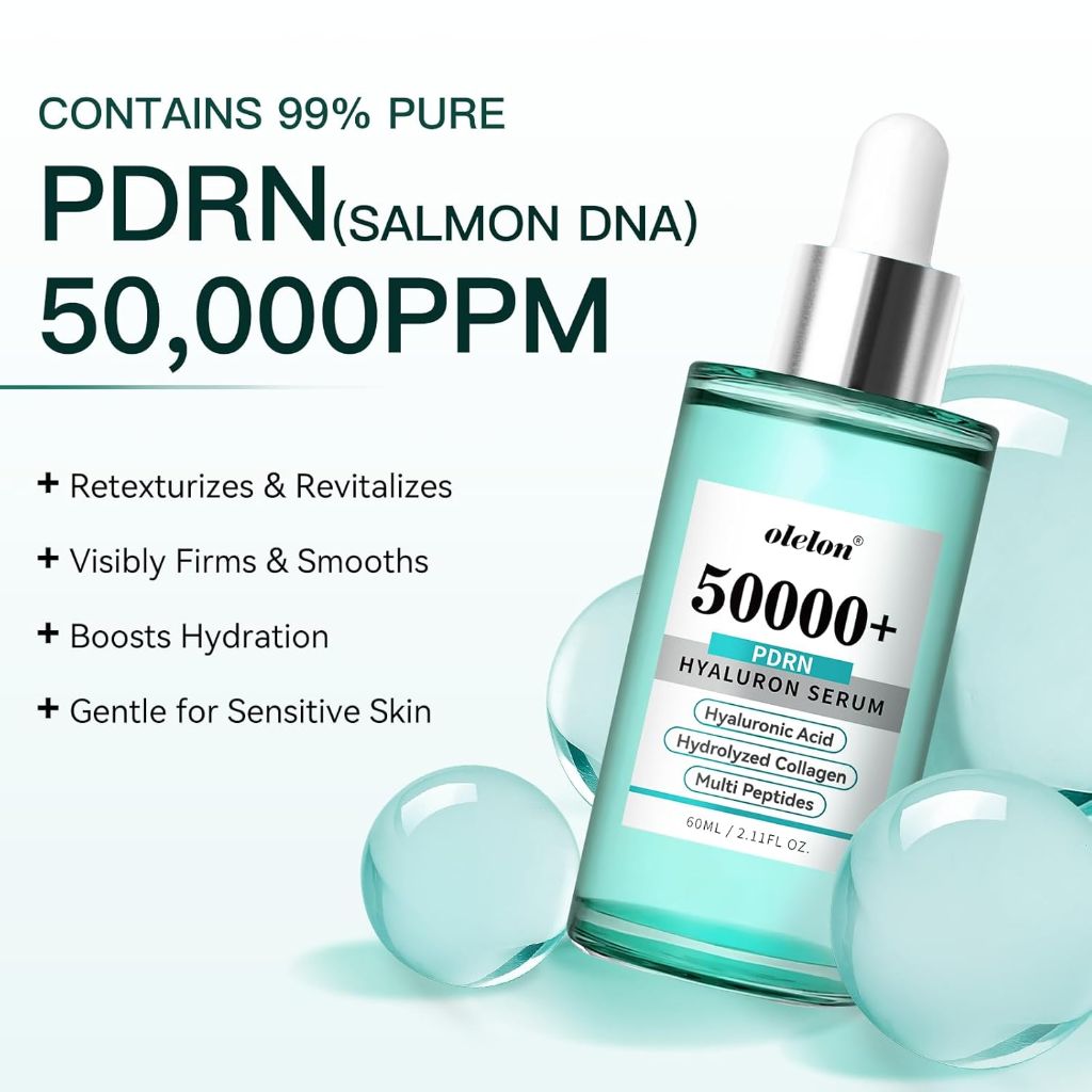 Salmon DNA PDRN Anti-Aging Serum – 50,000ppm PDRN | Korean Skincare 60ml / 2.11 fl.oz