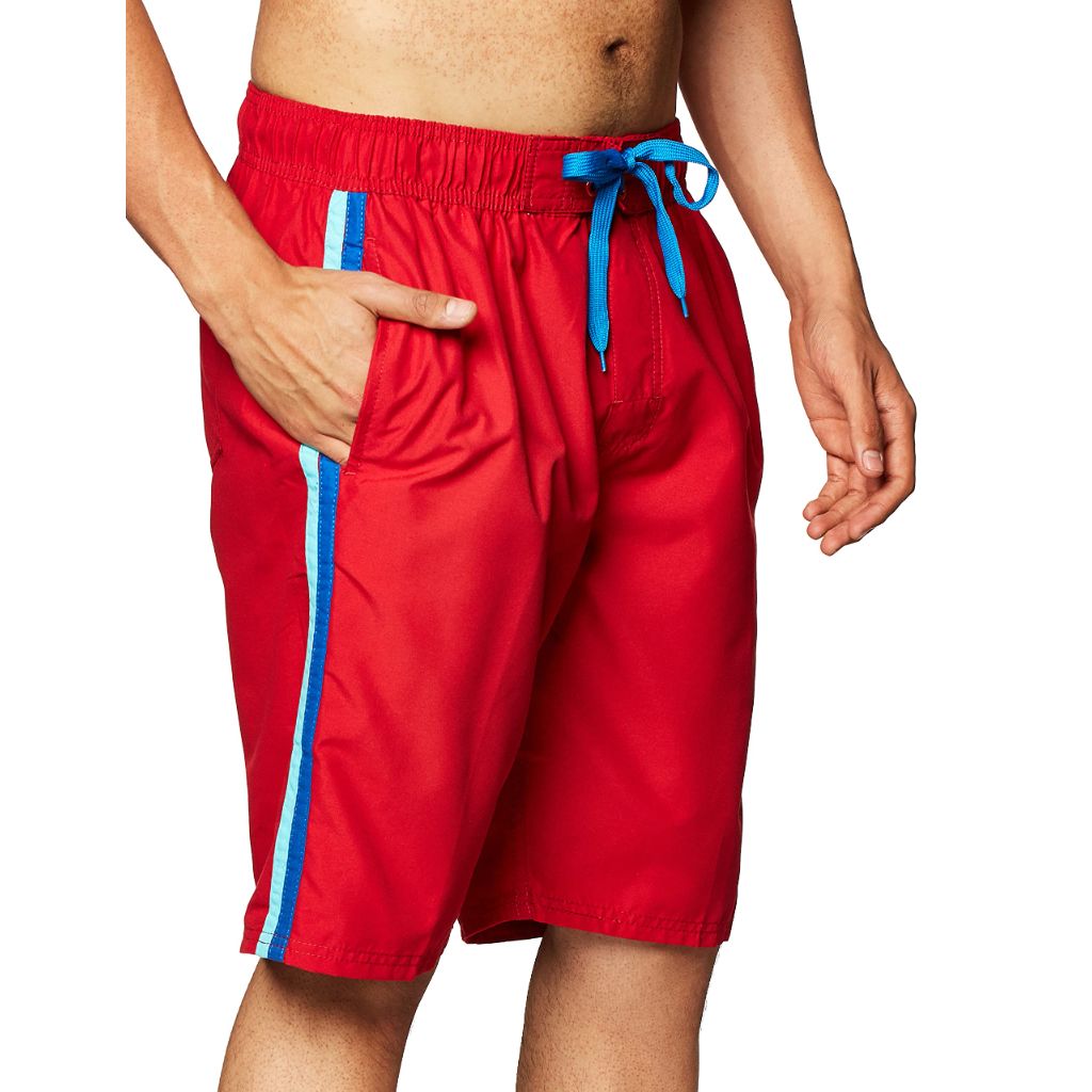 Kanu Surf Men's Mirage Swim Trunks (Regular & Extended Sizes), Tivoli Red, 2X
