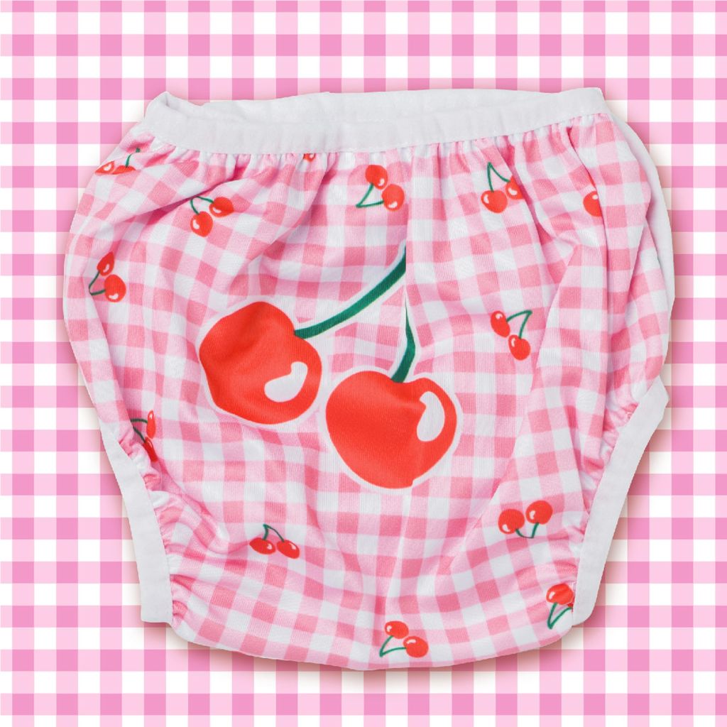 Swimava S1 Baby Swim Diaper - Reusable and Adjustable Fit for 18-31 lbs Infants (Cherry)