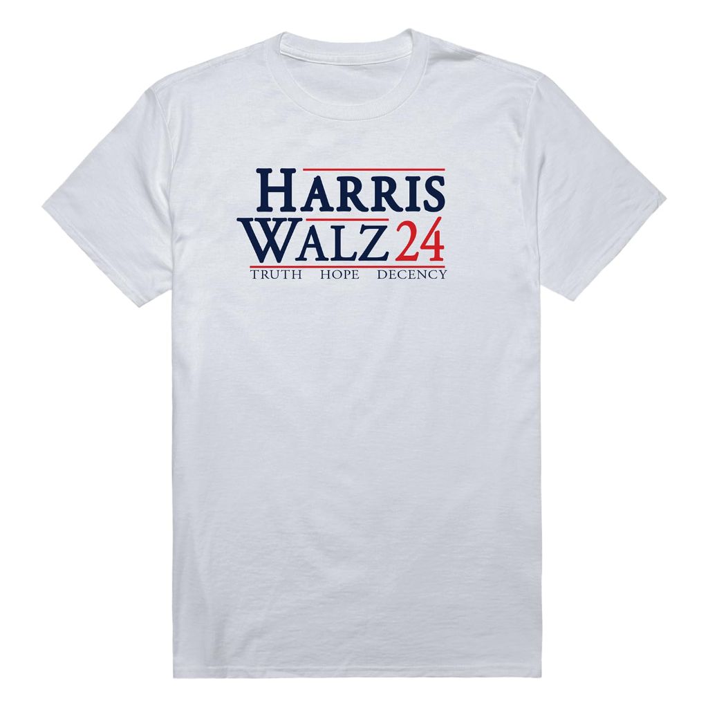 Campaign Tee Harris 24 White, Small
