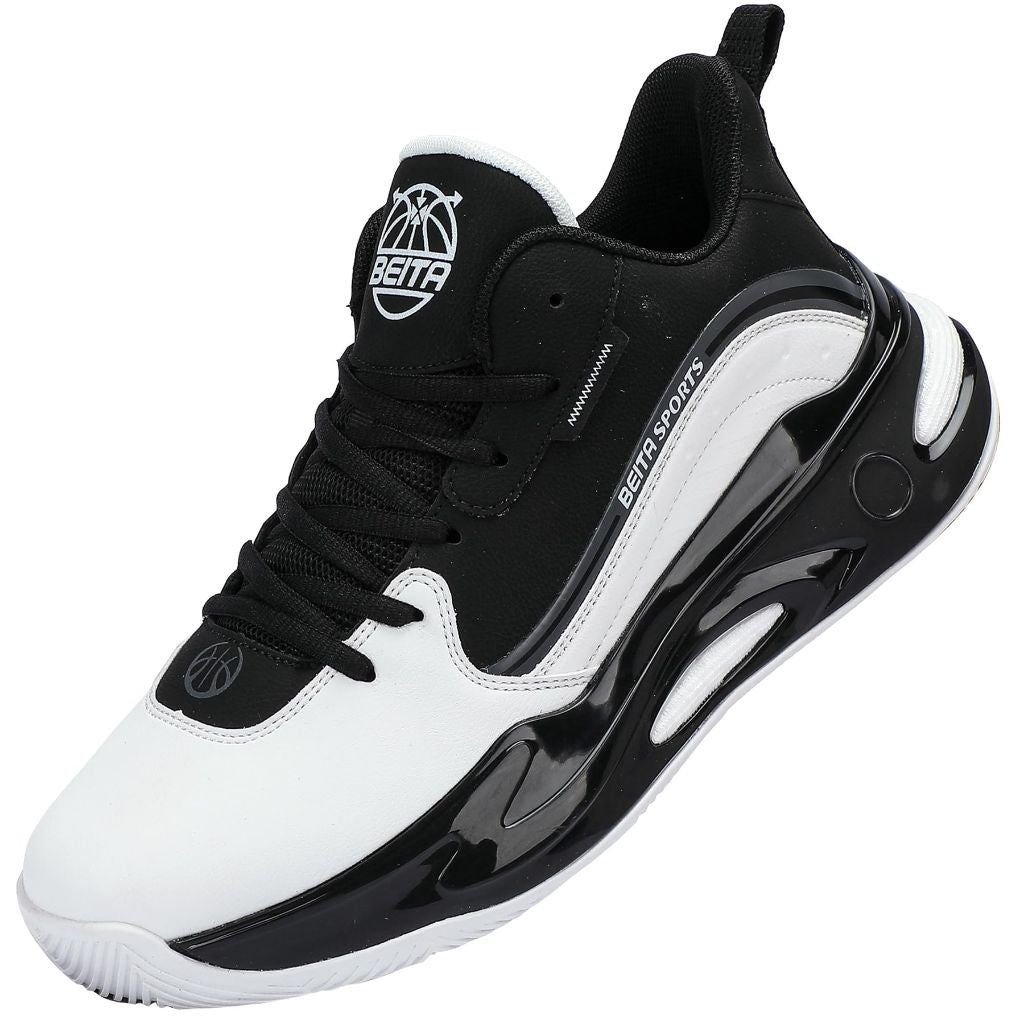 Beita Basketball Shoes for Men, White/Black - size 46