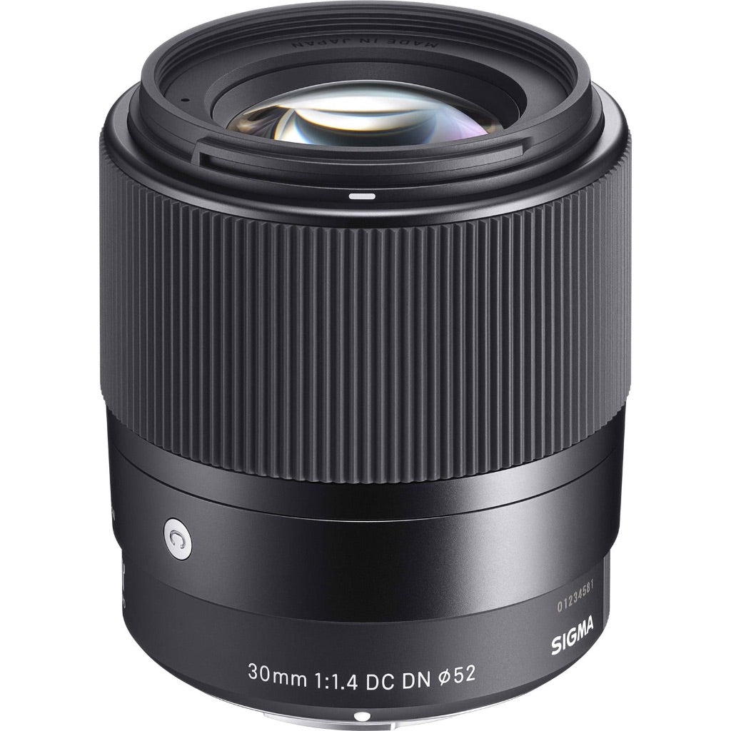 Sigma 30mm F1.4 Contemporary DC DN Lens for Sony E-Mount, Black