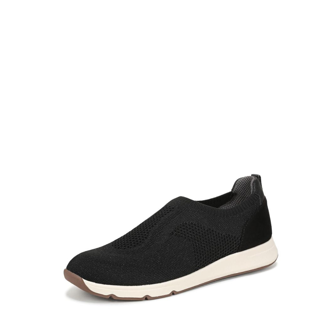 SZ 7.5W, LifeStride Women's Respect Sneaker Black/Vanilla
