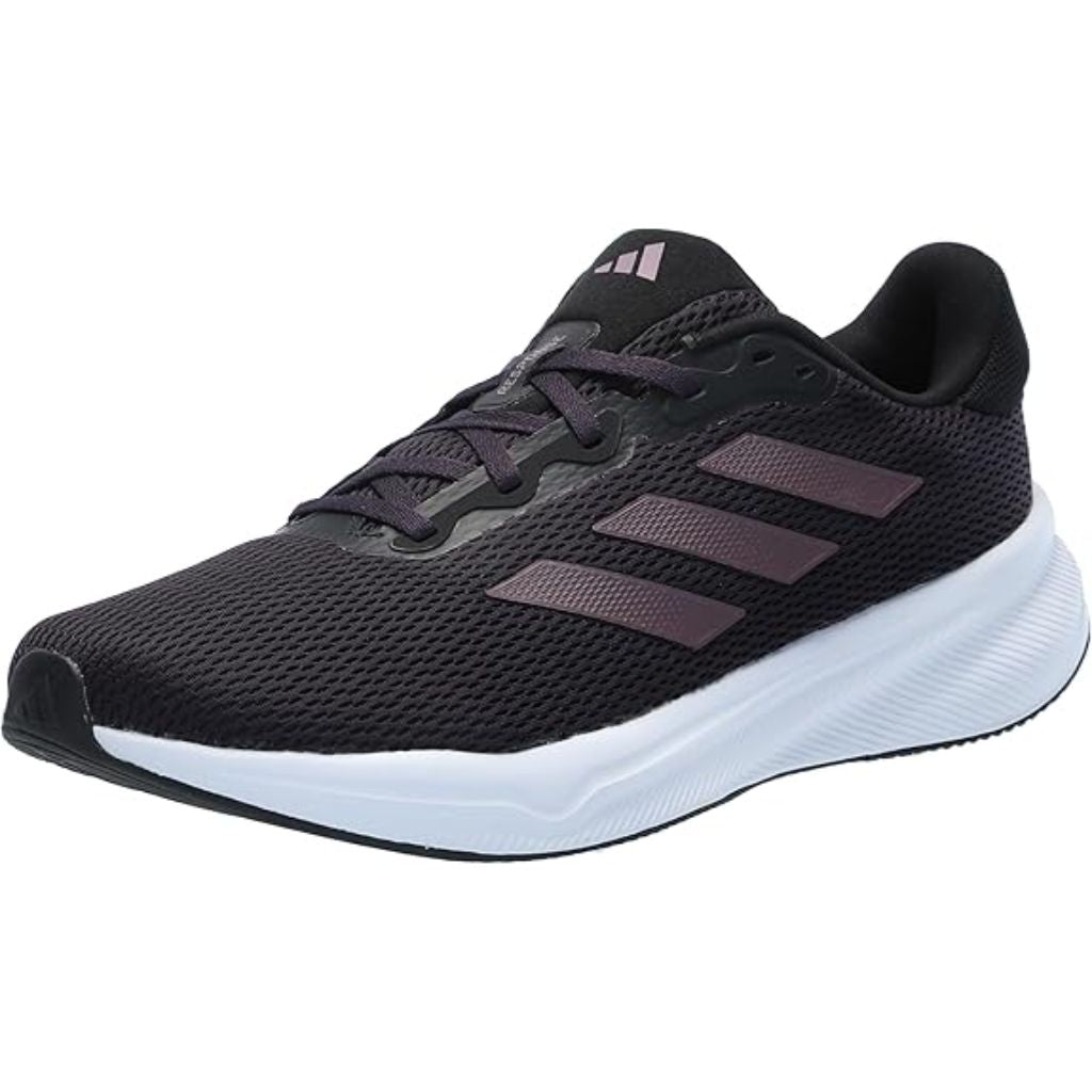 adidas Women's Response Shoes - Aurora Black/Aurora Met./Wonder Orchid, Size 8.5