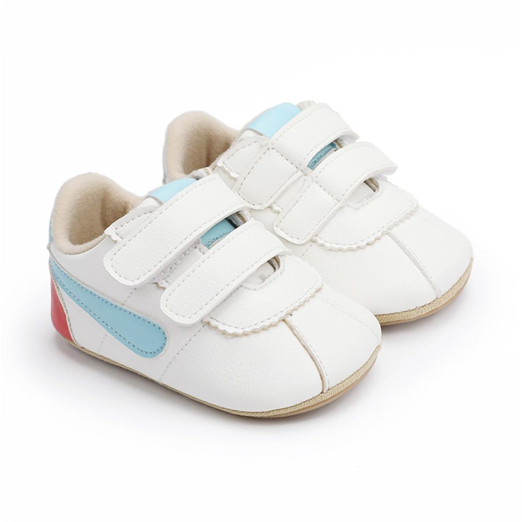 SZ 2, GAISUMMI Baby Boys/Girls Sneakers PU Leather (Blue, 6-12 Months)
