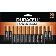 Duracell Coppertop Alkaline Batteries with Duralock Power Preserve Technology - AA, 20 Pack