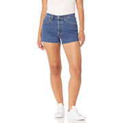 Levi's Women's Premium 501 Original Shorts, Salsa Halfway-Medium Indigo - size 34
