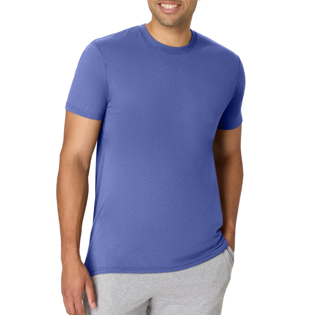 Hanes Comfort Blend Originals Lightweight, Crewneck T-Shirts for Men, Royal Tri-blend, 2XT