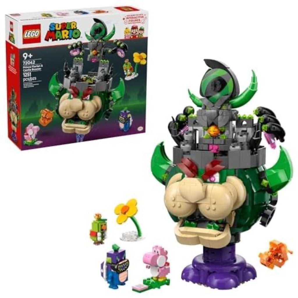 LEGO Super Mario: Prince Florian & Castle Bowser Building Set, 1251pcs.(72042)