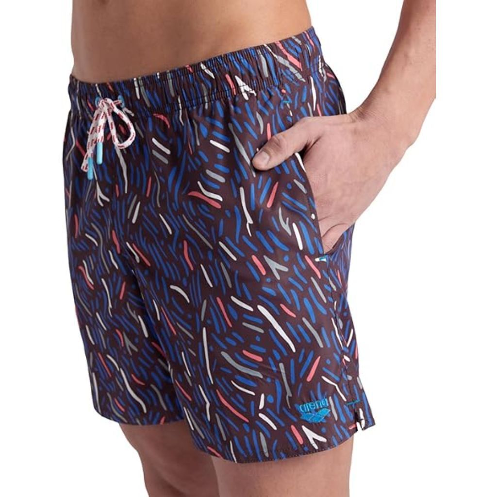 ARENA Men's Prints Allover Boxer Beach Shorts Pool Water Sports Swimming - XL