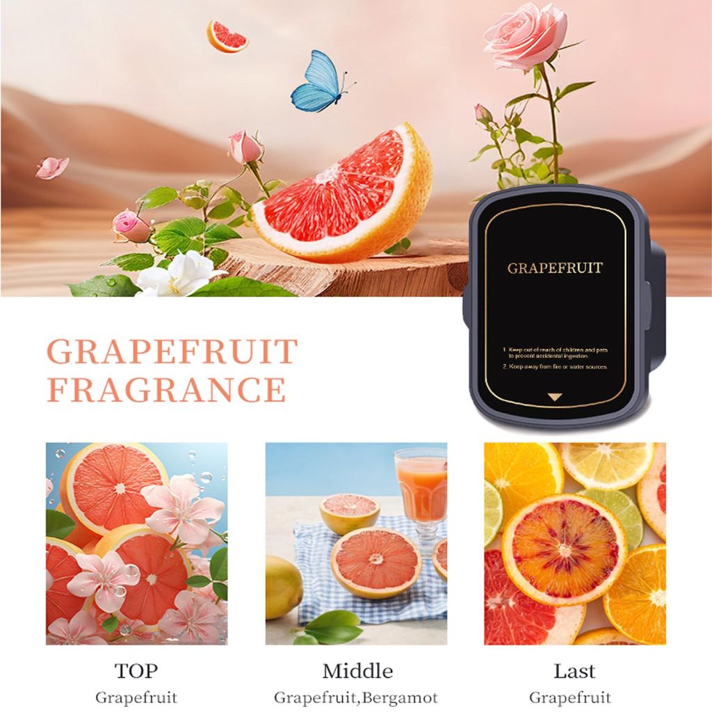 YWSER Smart Car Air Freshener, (Grapefruit)